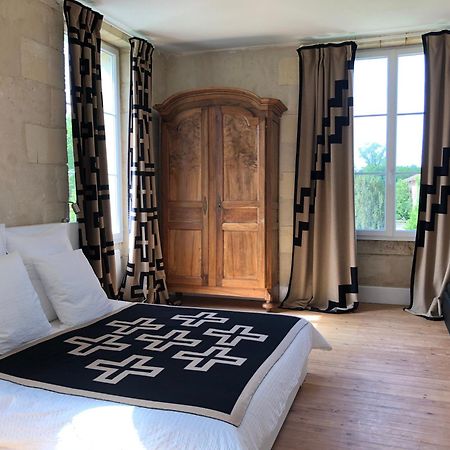 Chateau Bernon Maison D Hotes - Piscine Et Spa Queyrac ภายนอก รูปภาพ