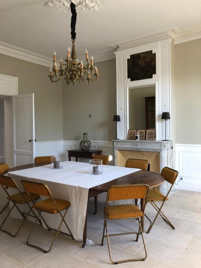 Chateau Bernon Maison D Hotes - Piscine Et Spa Queyrac ภายนอก รูปภาพ