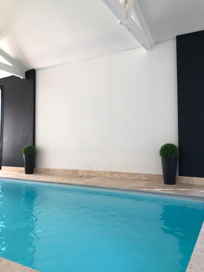 Chateau Bernon Maison D Hotes - Piscine Et Spa Queyrac ภายนอก รูปภาพ